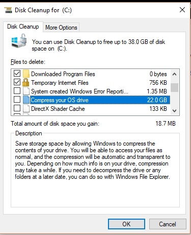 Compress Your Os Drive Là Gì? Có Nên Sử Dụng Full Không?