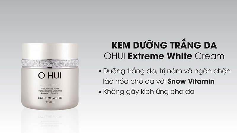 Top 10 kem dưỡng trắng da mặt tốt nhất, hiệu quả nhất hiện nay