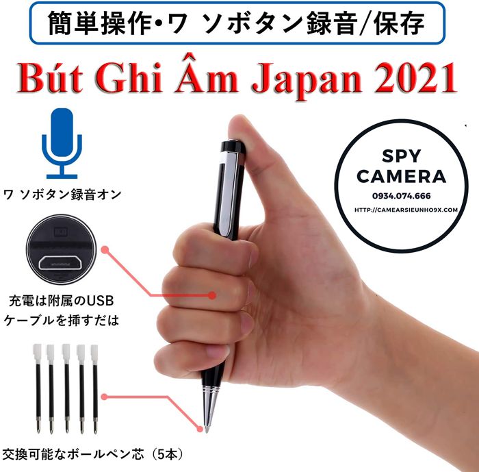 Camerasieunho9x - Nhà cung cấp thiết bị bút ghi âm chuyên dụng chính hãng hàng đầu Việt Nam 