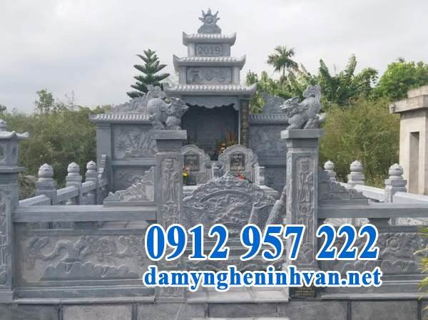 Địa chỉ làm lăng mộ đá, mộ đá tam cấp chất lượng cao