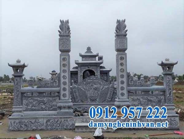 Địa chỉ làm lăng mộ đá, mộ đá tam cấp chất lượng cao