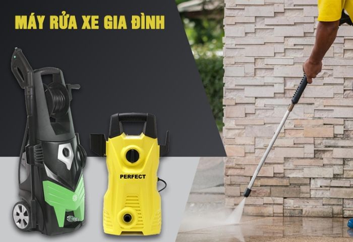 Mách bạn máy rửa xe gia đình loại nào tốt nhất hiện nay