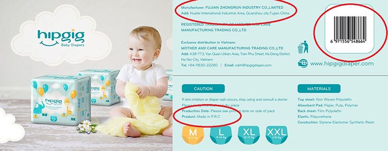 [ĐÁNH GIÁ] Tã (bỉm) Hipgig xuất xứ từ đâu? Có tốt không?