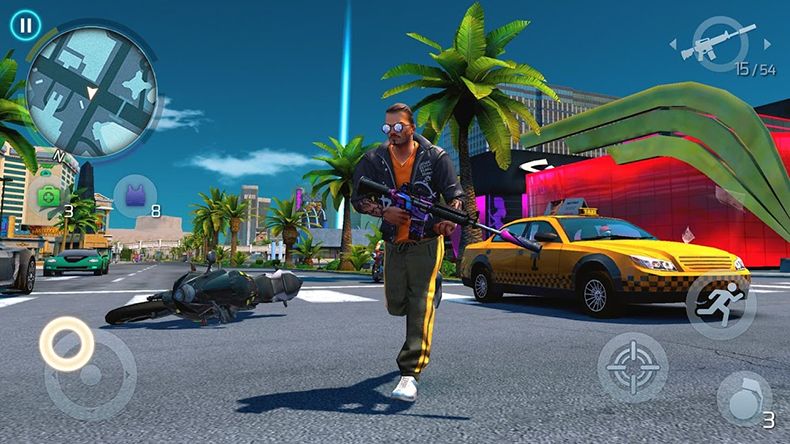 Thông tin thú vị game hành động Vegas Crime Simulator trên di động