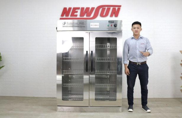 Hướng dẫn sử dụng tủ sấy bát công nghiệp 2 buồng 10 khay NEWSUN