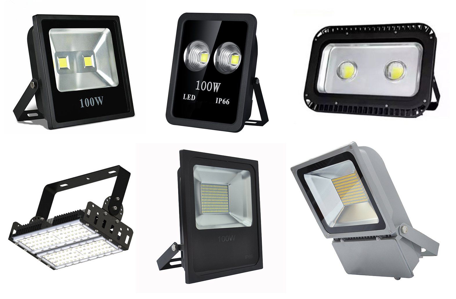các mẫu đèn pha led 100w phổ biến
