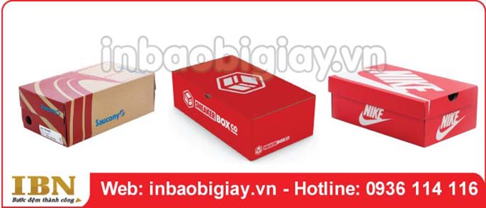 In hộp giấy đựng giày thiết kế chuyên nghiệp TPHCM