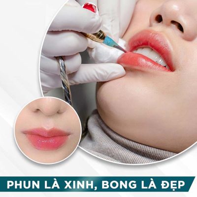 Review chi tiết phun môi màu đỏ cam - Địa chỉ phun môi đẹp, chất lượng