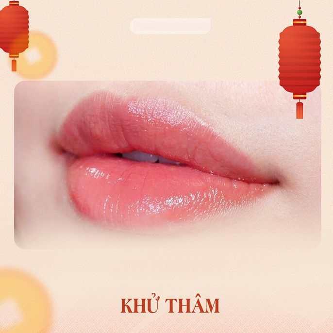 Review chi tiết phun môi màu đỏ cam - Địa chỉ phun môi đẹp, chất lượng