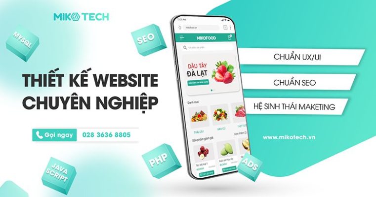 Địa chỉ thiết kế website bán hàng giao diện đẹp, hiện đại 2023