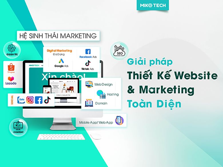 Địa chỉ thiết kế website bán hàng giao diện đẹp, hiện đại 2023
