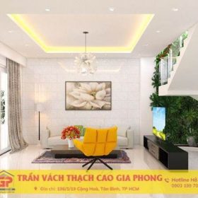 Thi công trần thạch cao Tân Bình giá rẻ và chất lượng