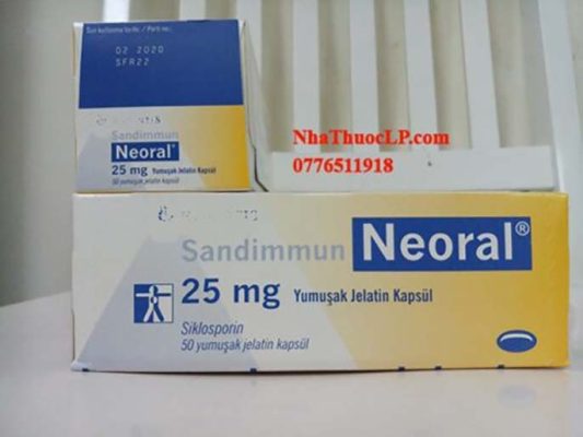 Thuốc Neoral 25mg giá bao nhiêu? Mua ở đâu giá tốt TPHCM