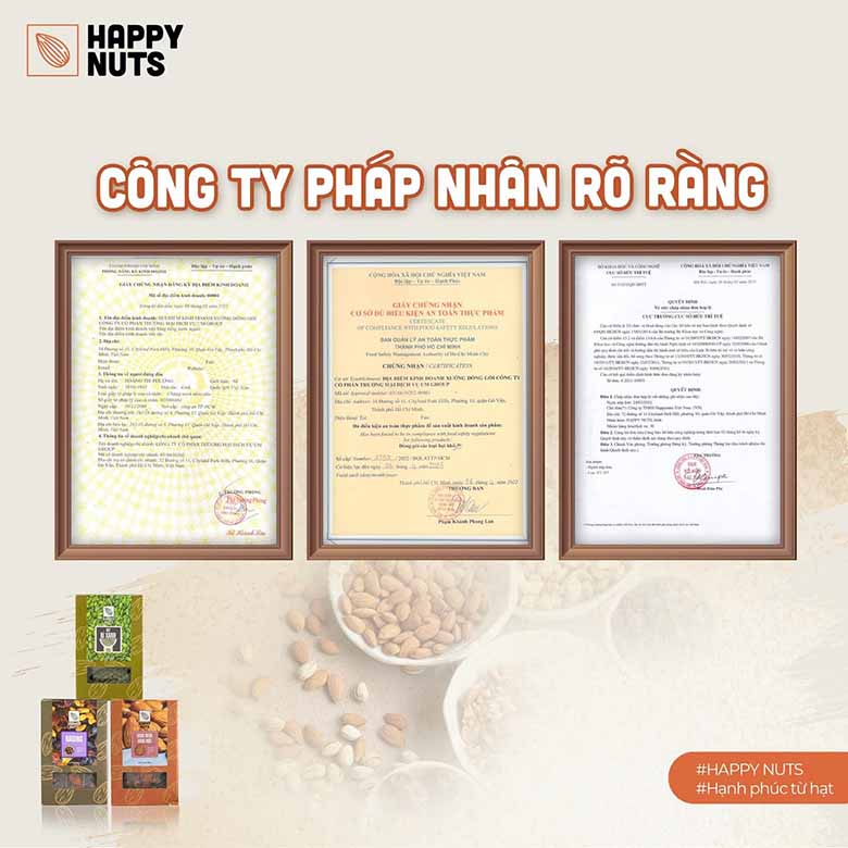 Top 7 loại hạt tốt, nhiều dinh dưỡng cho các mẹ bầu của Happy Nuts