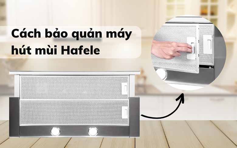 Máy hút mùi âm tủ Hafele cao cấp
