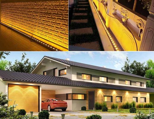 Tư vấn 5 cách lắp đèn hắt trang trí ngoài trời đẹp nhất