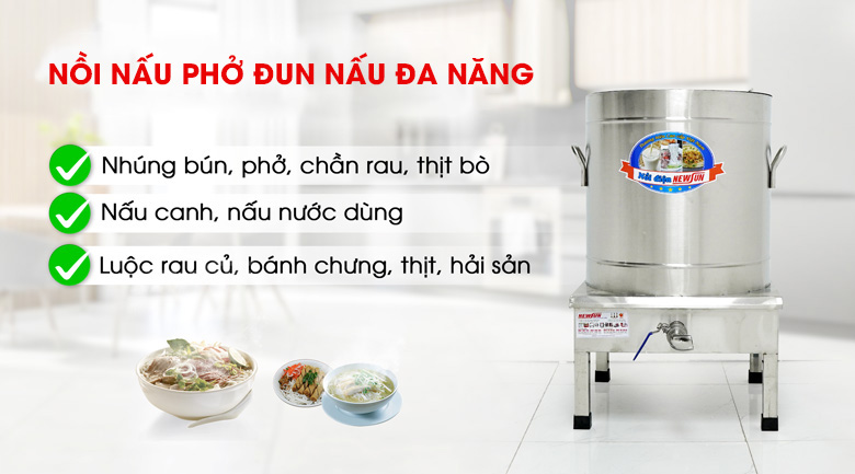 7 ưu điểm vượt trội của nồi nấu phở bằng điện bạn nên biết