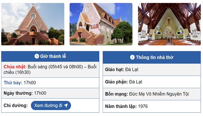 Review Giờ Lễ Nhà Thờ - Website tra cứu giờ lễ siêu chuẩn