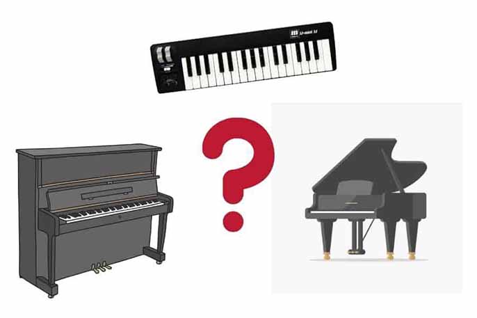 Nên mua đàn piano điện hay đàn piano cơ?