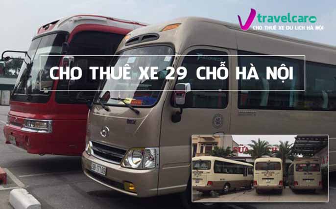 Thuê xe 29 chỗ Travelcar.vn tại Hà Nội uy tín, giá cả hợp lý 