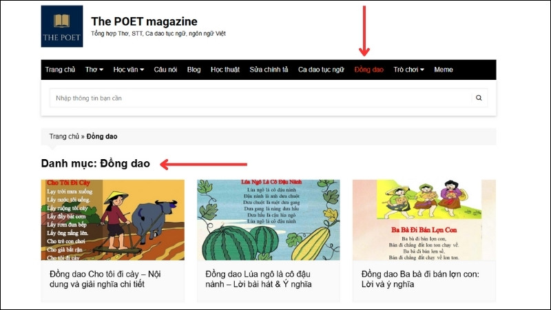 The POET đưa bạn đến với kho đồng dao, vè lớn nhất Việt Nam