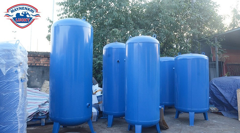 Bình chứa khí nén - Thiết bị lắp đặt trong hệ thống khí nén 