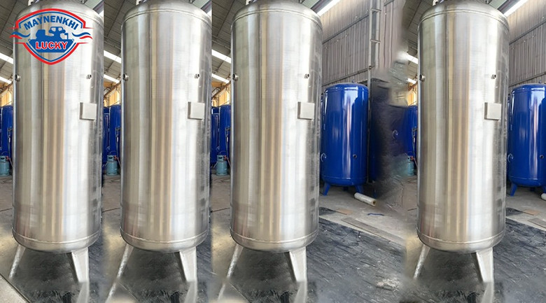 Bình chứa khí nén - Thiết bị lắp đặt trong hệ thống khí nén 