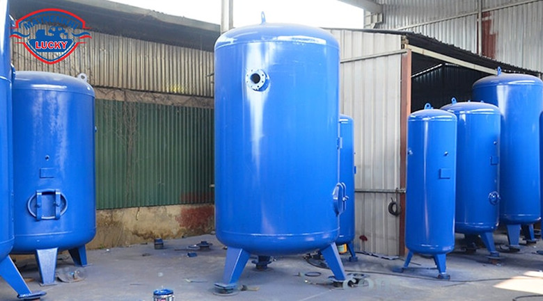 Bình chứa khí nén - Thiết bị lắp đặt trong hệ thống khí nén 