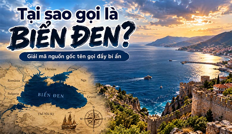 Tại sao gọi là Biển Đen? Giải mã nguồn gốc tên gọi đầy bí ẩn