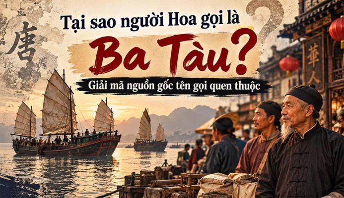 Tại sao người Hoa gọi là Ba Tàu? Giải mã nguồn gốc tên gọi quen thuộc